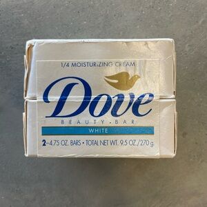 1992 Vintage Dove White Bar Soap 2 pack NWT NOS
